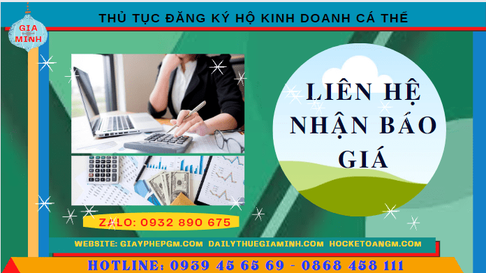 Chi phí thủ tục đăng ký hộ kinh doanh cá thể tại Vĩnh Phúc