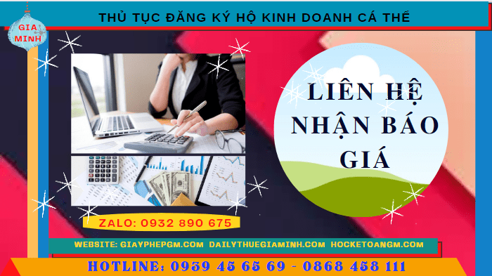 Chi phí thủ tục đăng ký hộ kinh doanh cá thể tại Bắc Giang