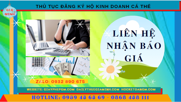 Chi phí thủ tục đăng ký hộ kinh doanh cá thể tại Thái Nguyên
