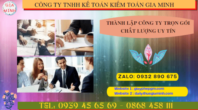 Dịch vụ đăng ký thành lập công ty trọn gói tại Quận Cầu Giấy - Hà Nội