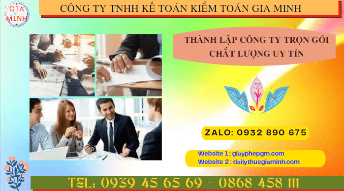 Dịch vụ đăng ký thành lập công ty trọn gói tại Quận Ba Đình - Hà Nội