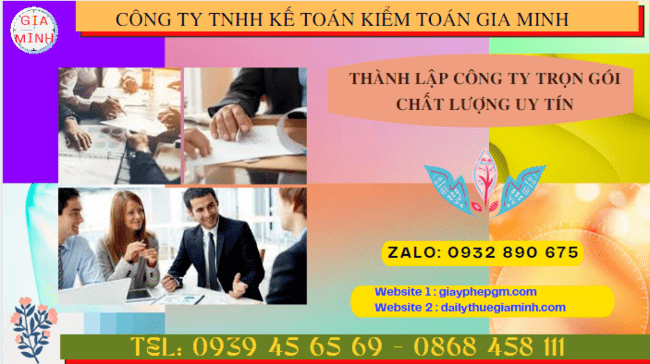 Tư vấn dịch vụ thành lập công ty trọn gói chất lượng uy tín nhất tại Quận Cầu Giấy