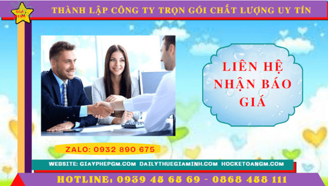 Chi phí thành lập công ty trọn gói tại Thành Phố Thủ Đức - TPHCM