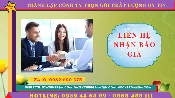 Chi phí thành lập công ty trọn gói tại Quận Cầu Giấy - Hà Nội