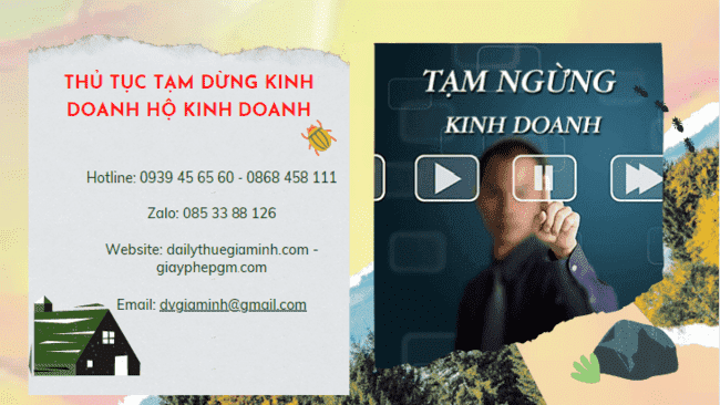 Thủ tục tạm dừng kinh doanh hộ kinh doanh tại Thành phố Thủ Đức 4 Thủ tục tạm dừng kinh doanh hộ cá thể 2022 tại Thành Phố Thủ Đức - TPHCM