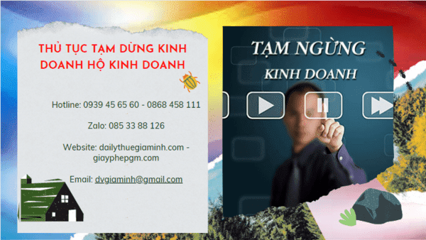 Thủ tục tạm dừng kinh doanh hộ kinh doanh tại Quận Bắc Từ Liêm 4 Thủ tục tạm dừng kinh doanh hộ cá thể 2022 tại Quận Bắc Từ Liêm - Hà Nội