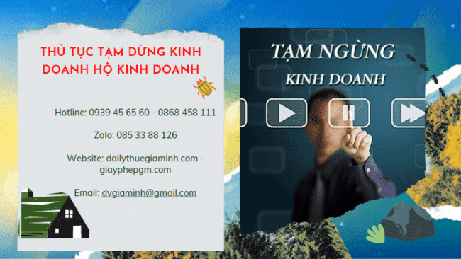 Thủ tục tạm dừng kinh doanh hộ kinh doanh tại Quận Cầu Giấy 4 Thủ tục tạm dừng kinh doanh hộ cá thể 2022 tại Quận Cầu Giấy - Hà Nội