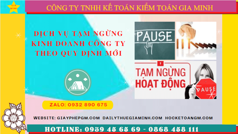 Dịch vụ tạm ngừng kinh doanh công ty tại Thành phố Thủ Đức theo quy định mới 6 Thủ tục tạm ngừng hoạt động doanh nghiệp tại Thành Phố Thủ Đức - TPHCM