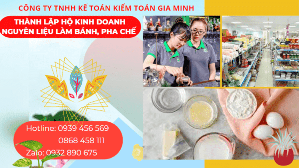 THÀNH LẬP HỘ KINH DOANH NGUYÊN LIỆU LÀM BÁNH, PHA CHẾ TẠI THÀNH PHỐ HÀ NỘI 4 Kinh nghiệm thành lập hộ kinh doanh nguyên liệu làm bánh, pha chế tại Thành Phố Hà Nội