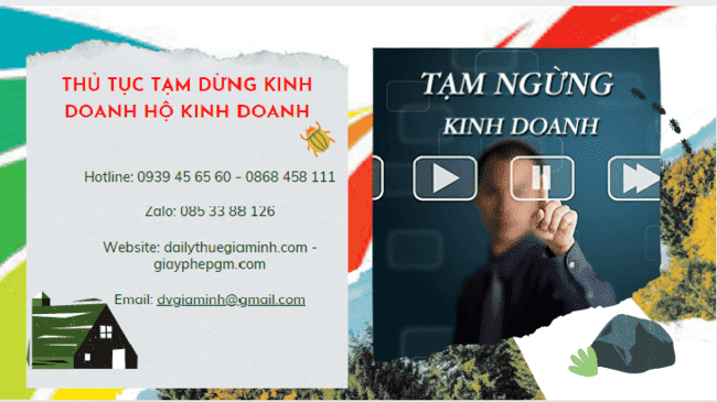 Thủ tục tạm dừng kinh doanh hộ kinh doanh tại Thành phố Hà Nội 5 Thủ tục tạm dừng kinh doanh hộ cá thể 2022 tại Thành Phố Hà Nội