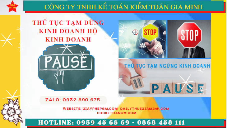 Thủ tục tạm dừng kinh doanh hộ kinh doanh tại Thành phố Cần Thơ 7 Tạm dừng kinh doanh hộ kinh doanh theo quy định tại thành phố Cần Thơ