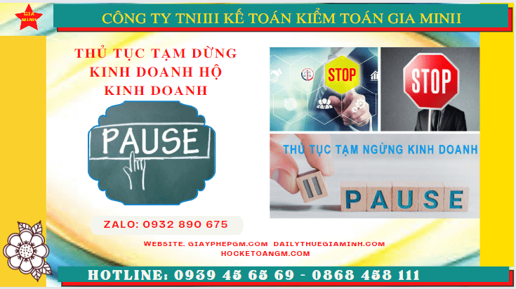 Thủ tục tạm dừng kinh doanh hộ kinh doanh tại Thành phố Hải Phòng 7 Tạm dừng kinh doanh hộ kinh doanh theo quy định tại thành phố Hải Phòng