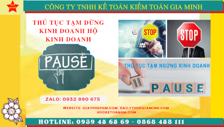 Thủ tục tạm dừng kinh doanh hộ kinh doanh tại Bạc Liêu 7 Tạm dừng kinh doanh hộ kinh doanh theo quy định tại Bạc Liêu