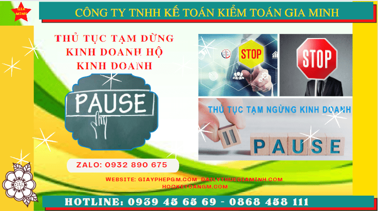 Thủ tục tạm dừng kinh doanh hộ kinh doanh tại Thành phố Đà Nẵng 6 Tạm dừng kinh doanh hộ kinh doanh theo quy định tại thành phố Đà Nẵng