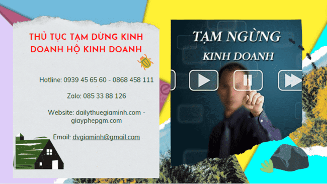 Thủ tục tạm dừng kinh doanh hộ kinh doanh tại Thành phố Đà Nẵng 4 Thủ tục tạm dừng kinh doanh hộ cá thể 2022 tại thành phố Đà Nẵng