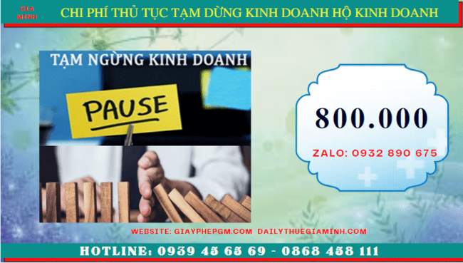 Thủ tục tạm dừng kinh doanh hộ kinh doanh tại Cà Mau 4 Thủ tục tạm dừng kinh doanh hộ kinh doanh thực hiện như thế nào tại Cà Mau