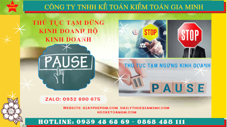 Thủ tục tạm dừng kinh doanh hộ kinh doanh tại Sóc Trăng 7 Tạm dừng kinh doanh hộ kinh doanh theo quy định tại Sóc Trăng