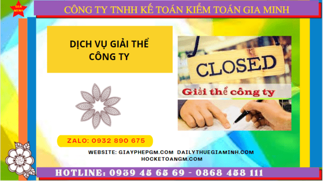 GIÁ DỊCH VỤ GIẢI THỂ CÔNG TY TẠI BẾN TRE 4 Dịch vụ giải thể công ty tại Bến Tre
