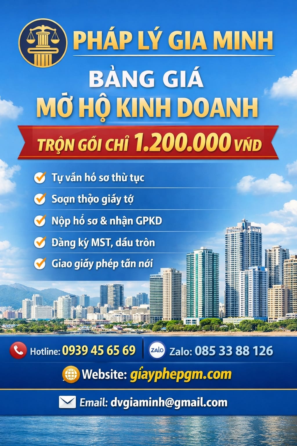 Chi phí mở hộ kinh doanh cá thể tại Bình Định