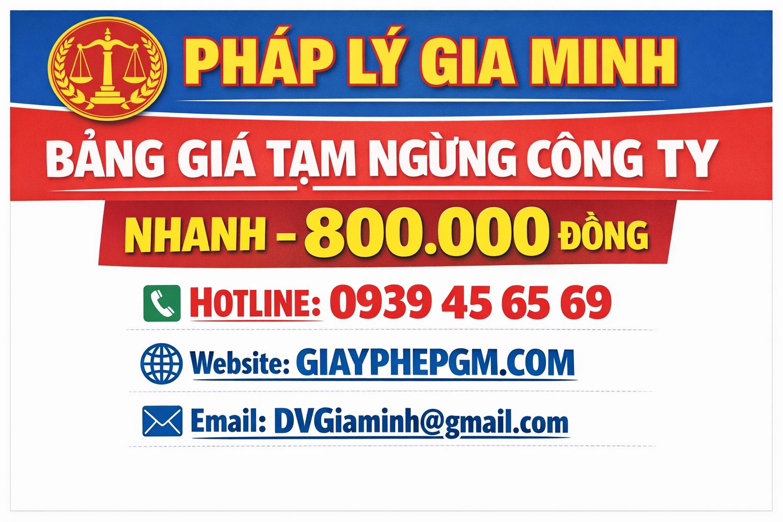 Dịch vụ tạm ngừng kinh doanh công ty tại Thái Nguyên theo quy định mới 6 chi phi tam ngung kinh doanh cong ty tai thai nguyen