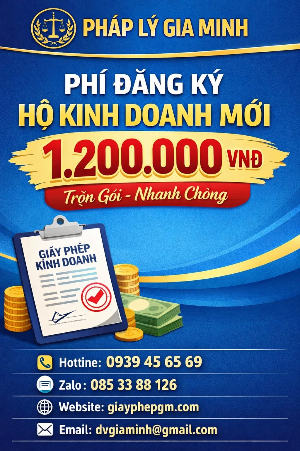 Chi phí thành lập hộ kinh doanh tại Bắc Giang