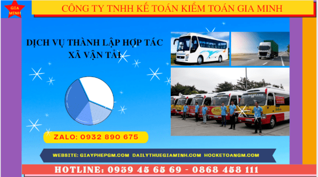 Điều kiện thành lập hợp tác xã vận tải tại Quận 1 - TPHCM