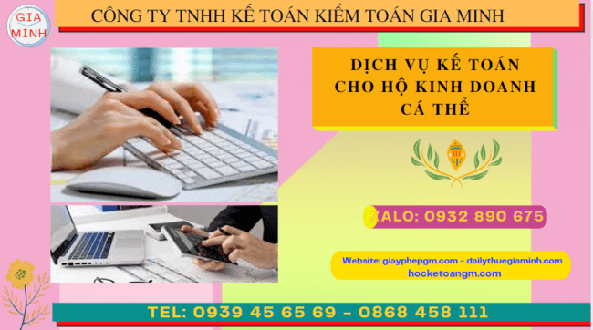 Dịch vụ kế toán hộ kinh doanh trọn gói giá rẻ tại Bình Thuận