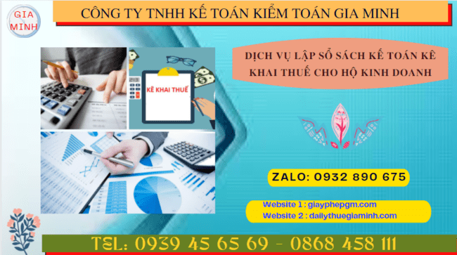 Dịch vụ lập sổ sách kế toán kê khai thuế cho hộ kinh doanh tại Kon Tum