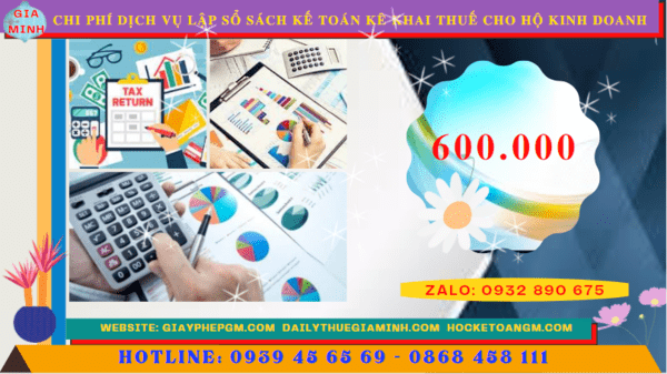 Dịch vụ lập sổ sách kế toán kê khai thuế cho hộ kinh doanh tại Khánh Hòa – Trọn gói, chuyên nghiệp 5 Bảng giá dịch vụ kê khai thuế hộ kinh doanh tại Khánh Hòa