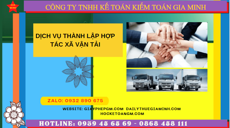 Dịch vụ thành lập hợp tác xã vận tải tại thành phố thủ đức 6 Dịch vụ thành lập hợp tác xã vận tải tại Thành Phố Thủ Đức