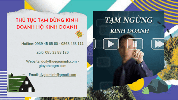 Thủ tục tạm dừng kinh doanh hộ kinh doanh tại Đồng Tháp 5 Thủ tục tạm dừng kinh doanh hộ cá thể 2022 tại Đồng Tháp