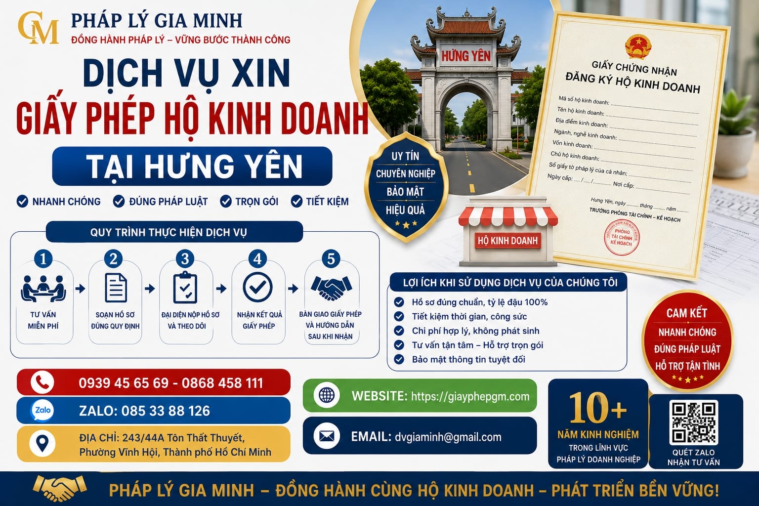 Dịch vụ đăng ký hộ kinh doanh tại Thành phố Hưng Yên uy tín