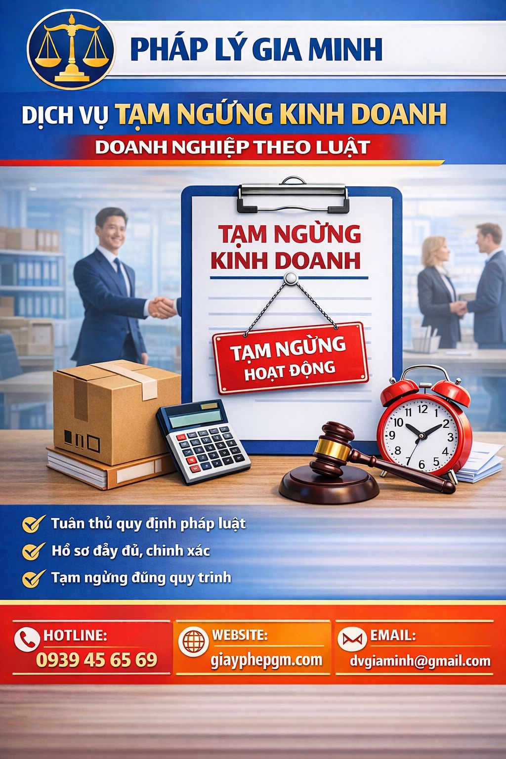 Dịch vụ tạm ngừng kinh doanh công ty tại Sơn La uy tín