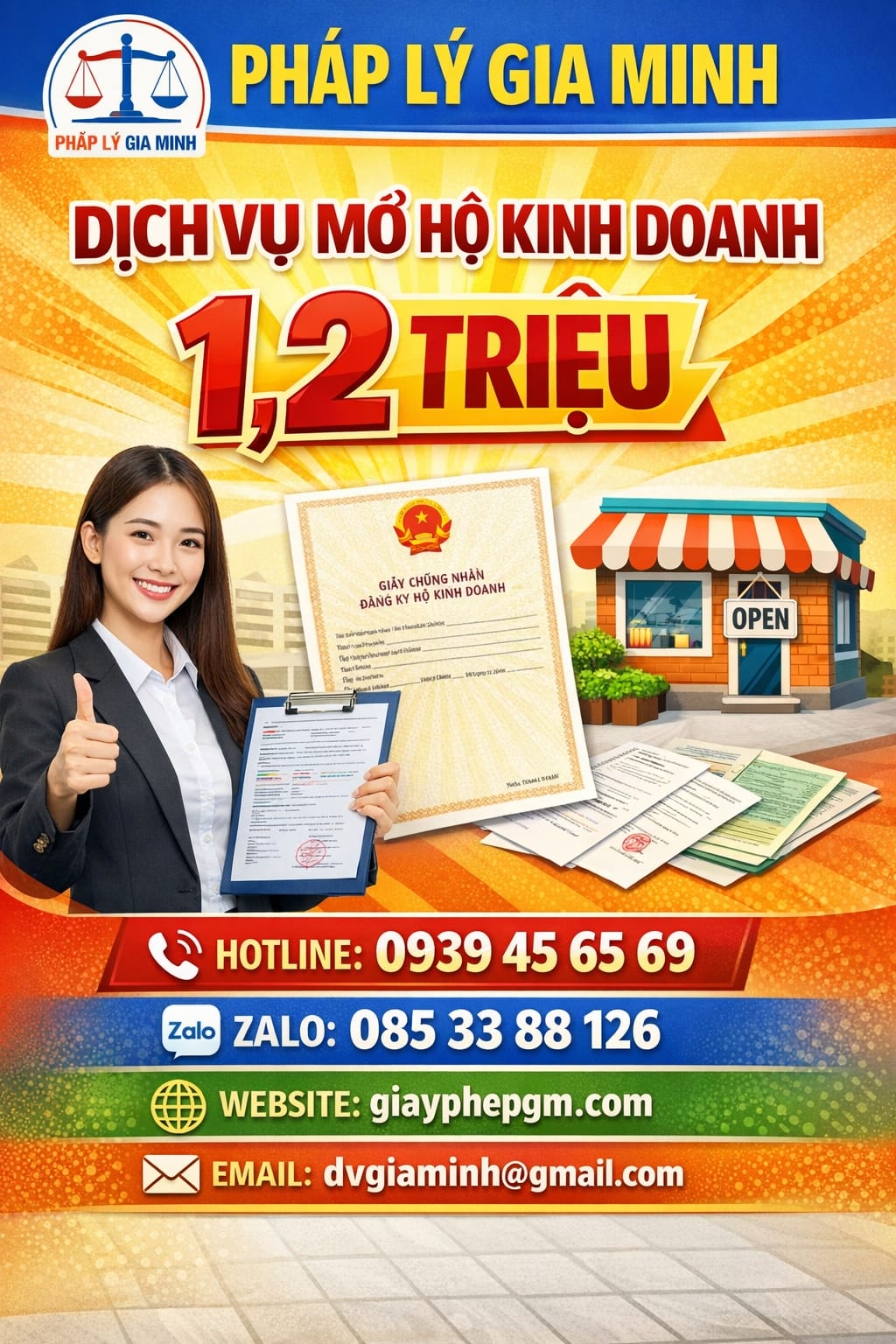 Dịch vụ thành lập hộ kinh doanh cá thể tại Bắc Giang