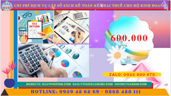 DỊCH VỤ LẬP SỔ SÁCH KẾ TOÁN KÊ KHAI THUẾ CHO HỘ KINH DOANH TẠI THANH HÓA 5 Bảng giá dịch vụ kê khai thuế hộ kinh doanh tại Thanh Hóa