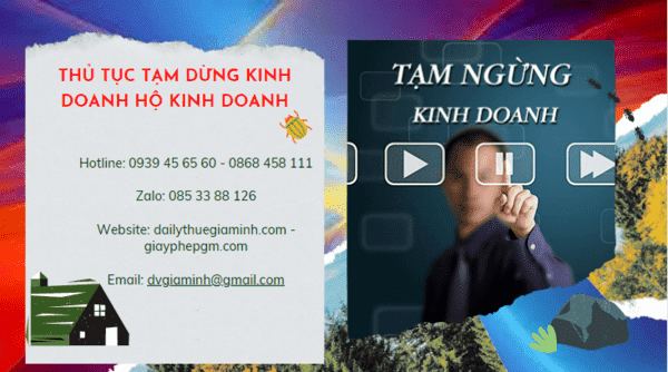 Thủ tục tạm dừng kinh doanh hộ kinh doanh tại Kiên Giang 5 Thủ tục tạm dừng kinh doanh hộ cá thể 2022 tại Kiên Giang