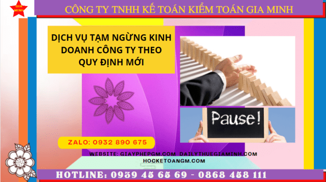 Thủ tục tạm ngừng kinh doanh công ty tại Quảng Ngãi
