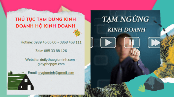 Thủ tục tạm dừng kinh doanh hộ kinh doanh tại Long An 5 Thủ tục tạm dừng kinh doanh hộ cá thể 2022 tại Long An