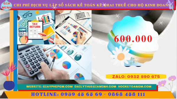 Dịch vụ lập sổ sách kế toán kê khai thuế cho hộ kinh doanh tại Vĩnh Phúc – Trọn gói, chính xác và nhanh chóng 5 Bảng giá dịch vụ kê khai thuế hộ kinh doanh tại Vĩnh Phúc