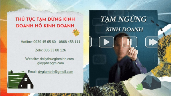 Thủ tục tạm dừng kinh doanh hộ kinh doanh tại Sóc Trăng 5 Thủ tục tạm dừng kinh doanh hộ cá thể 2022 tại Sóc Trăng
