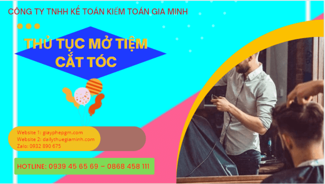 Quy trình thủ tục mở tiệm cắt tóc tại Đồng Tháp
