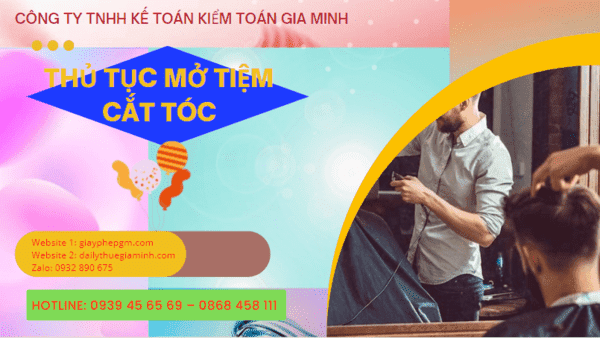 Quy trình thủ tục mở tiệm cắt tóc tại Hậu Giang