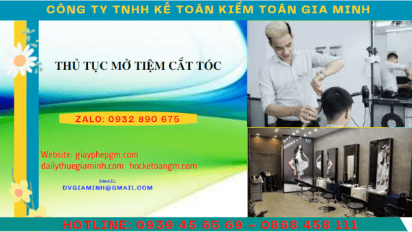 Hồ sơ thủ tục mở tiệm cắt tóc như thế nào tại Bến Tre