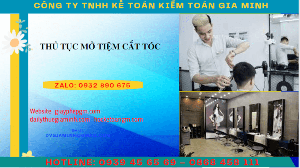 Hồ sơ thủ tục mở tiệm cắt tóc như thế nào tại Cà Mau
