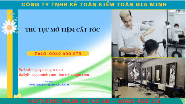 Hồ sơ thủ tục mở tiệm cắt tóc như thế nào tại Hậu Giang