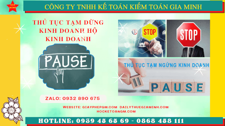 Thủ tục tạm dừng kinh doanh hộ kinh doanh tại Bình Dương 6 Tạm dừng kinh doanh hộ kinh doanh theo quy định tại Bình Dương