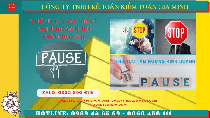 Thủ tục tạm dừng kinh doanh hộ kinh doanh tại Bình Phước 6 Tạm dừng kinh doanh hộ kinh doanh theo quy định tại Bình Phước