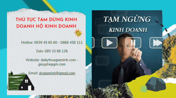 Thủ tục tạm dừng kinh doanh hộ cá thể 2022 tại Bà Rịa Vũng Tàu