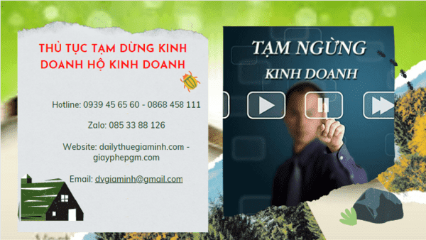 Thủ tục tạm dừng kinh doanh hộ kinh doanh tại Đồng Nai 4 Thủ tục tạm dừng kinh doanh hộ cá thể 2022 tại Đồng Nai