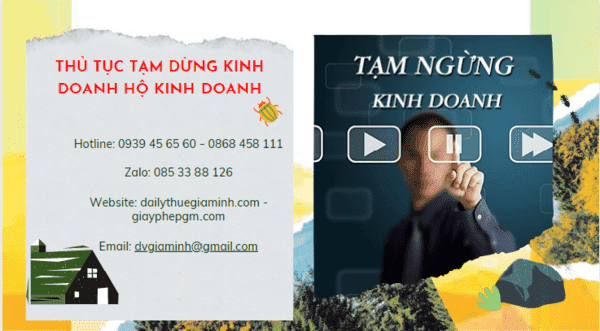 Thủ tục tạm dừng kinh doanh hộ kinh doanh tại Gia Lai 4 Thủ tục tạm dừng kinh doanh hộ cá thể 2022 tại Gia Lai